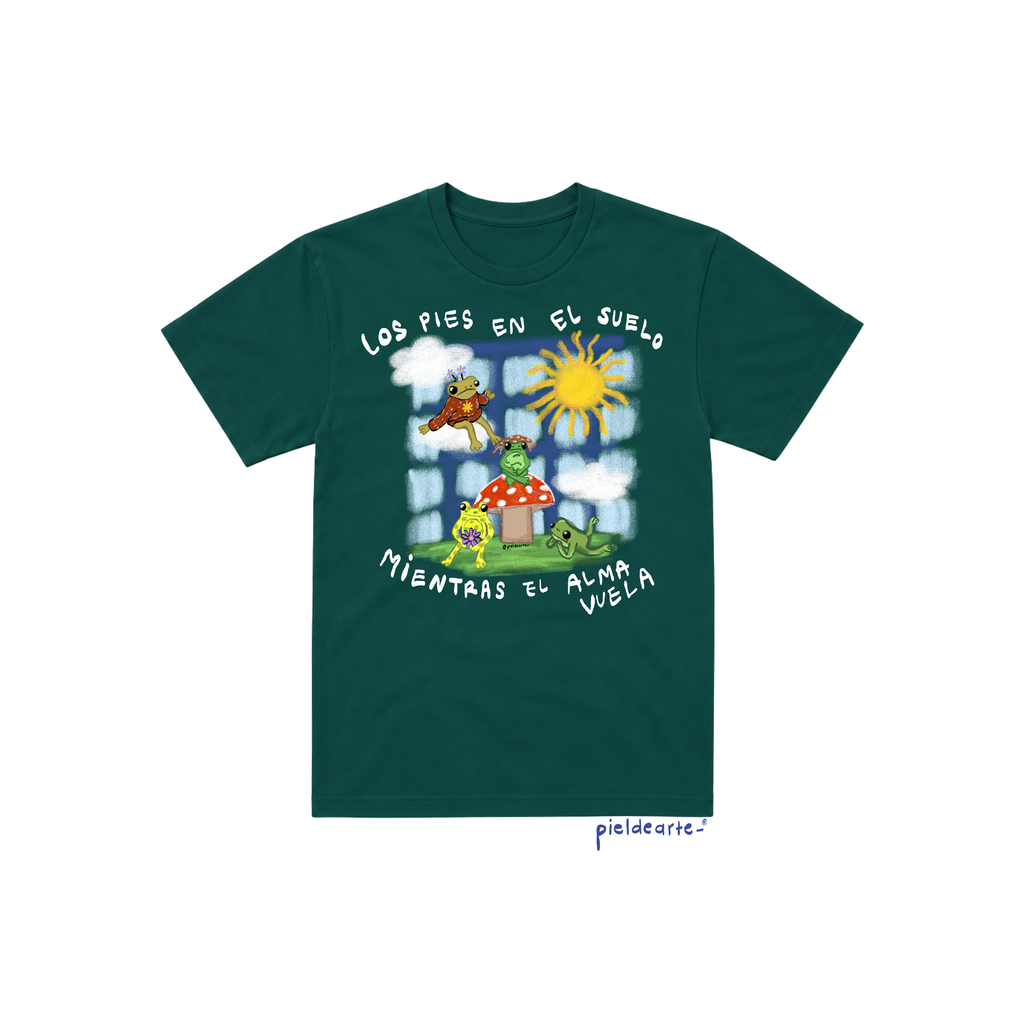 Playera "Los pies en el suelo"