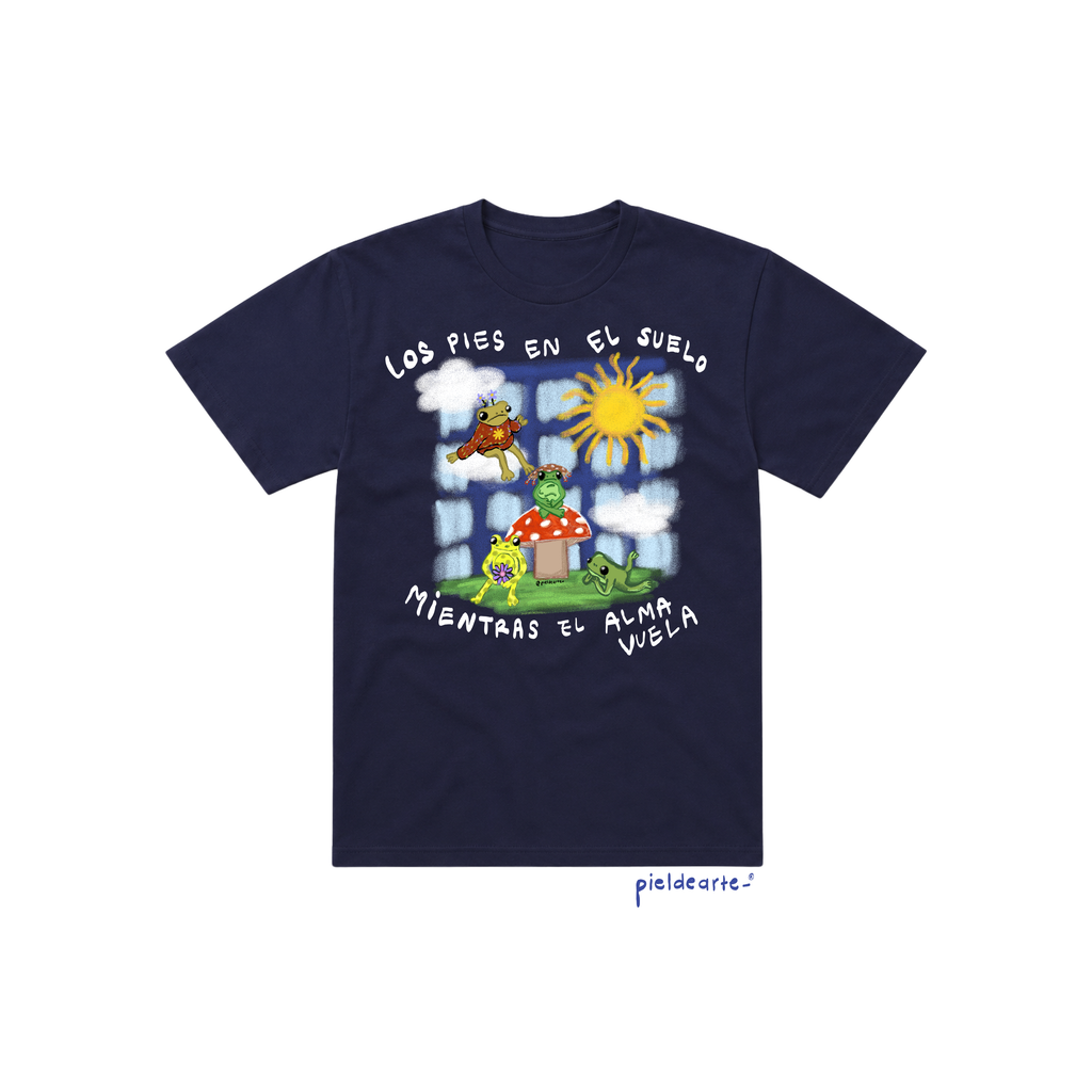 Playera "Los pies en el suelo"