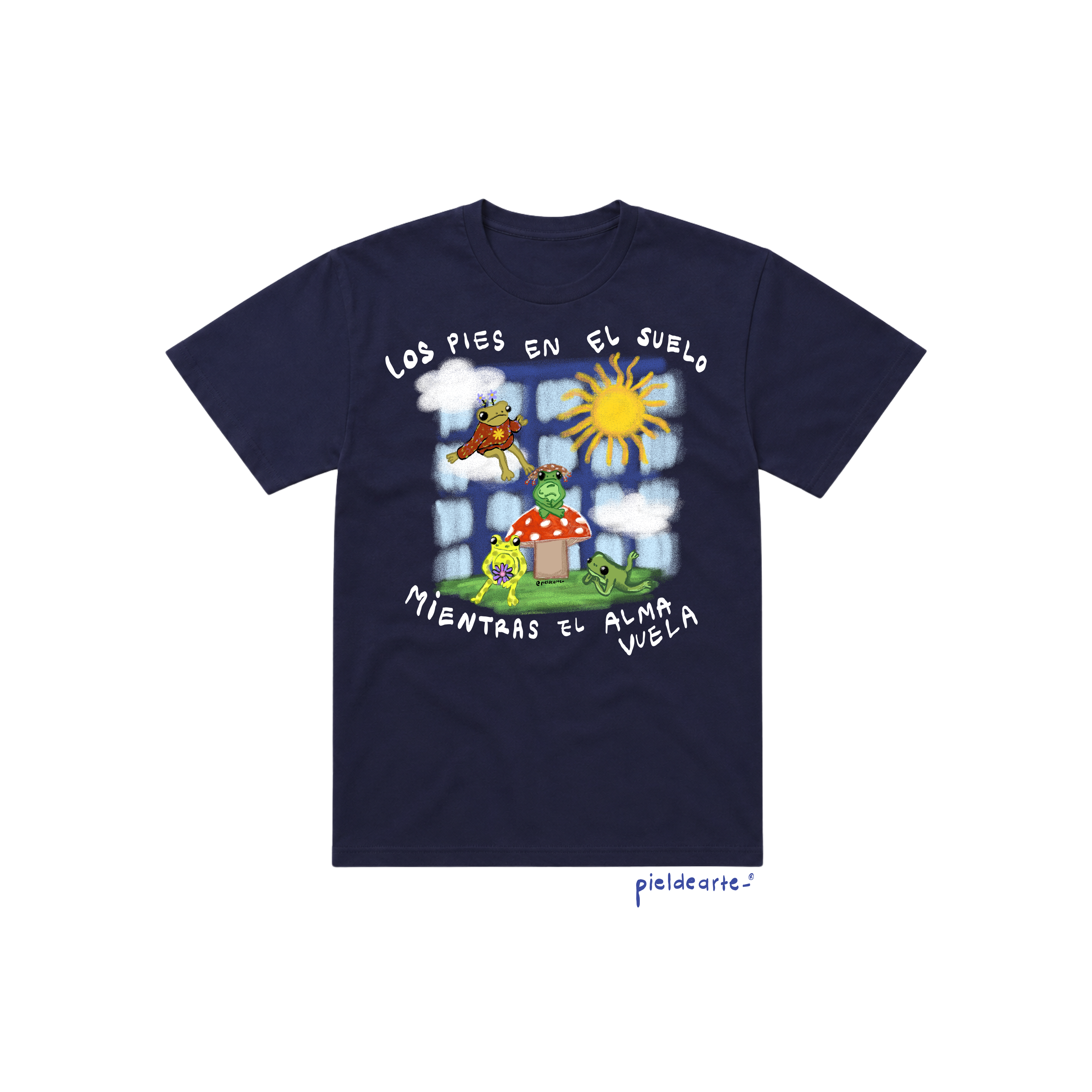 Playera "Los pies en el suelo"