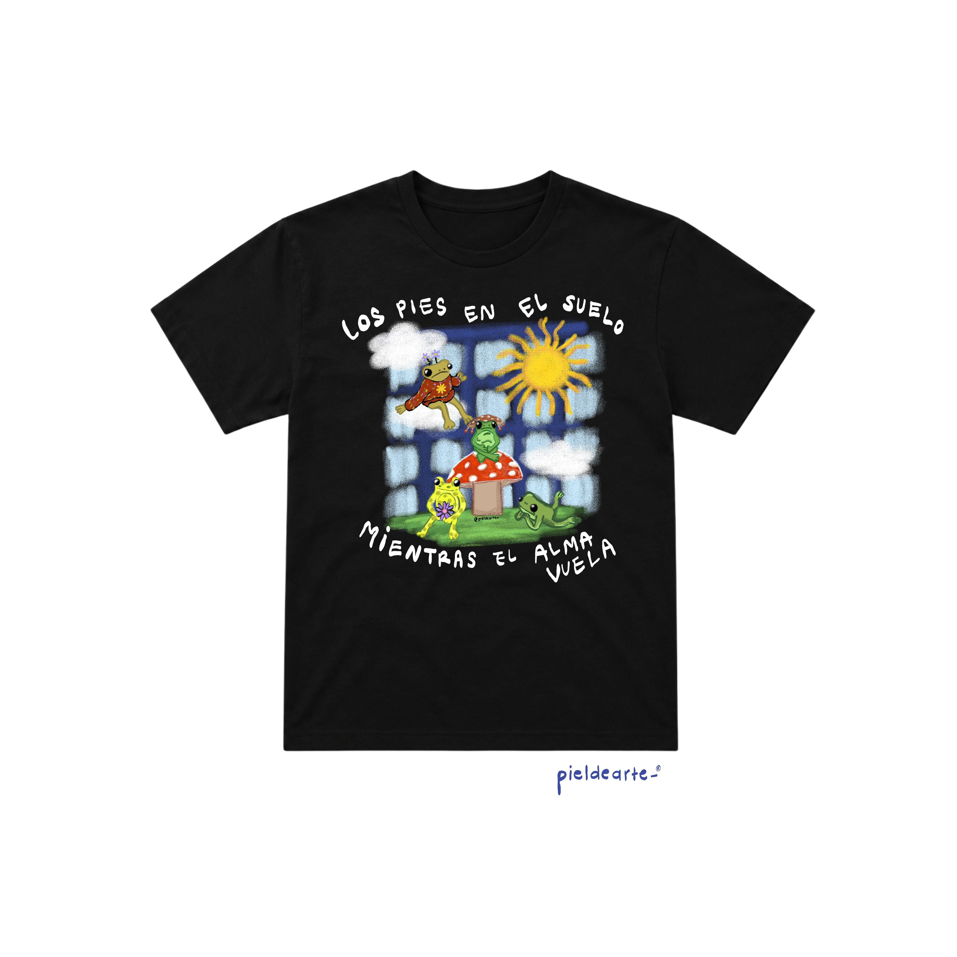 Playera "Los pies en el suelo"