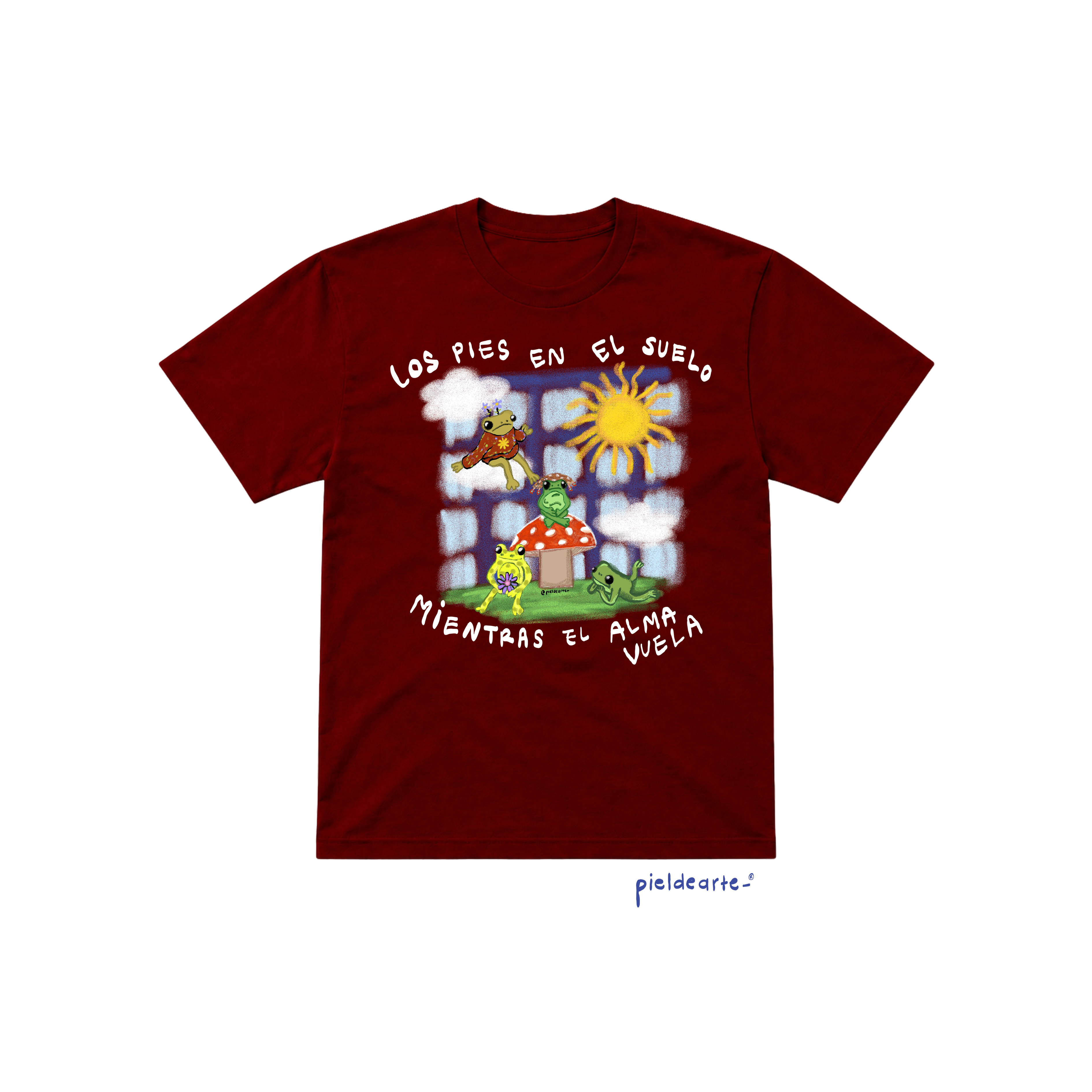 Playera "Los pies en el suelo"
