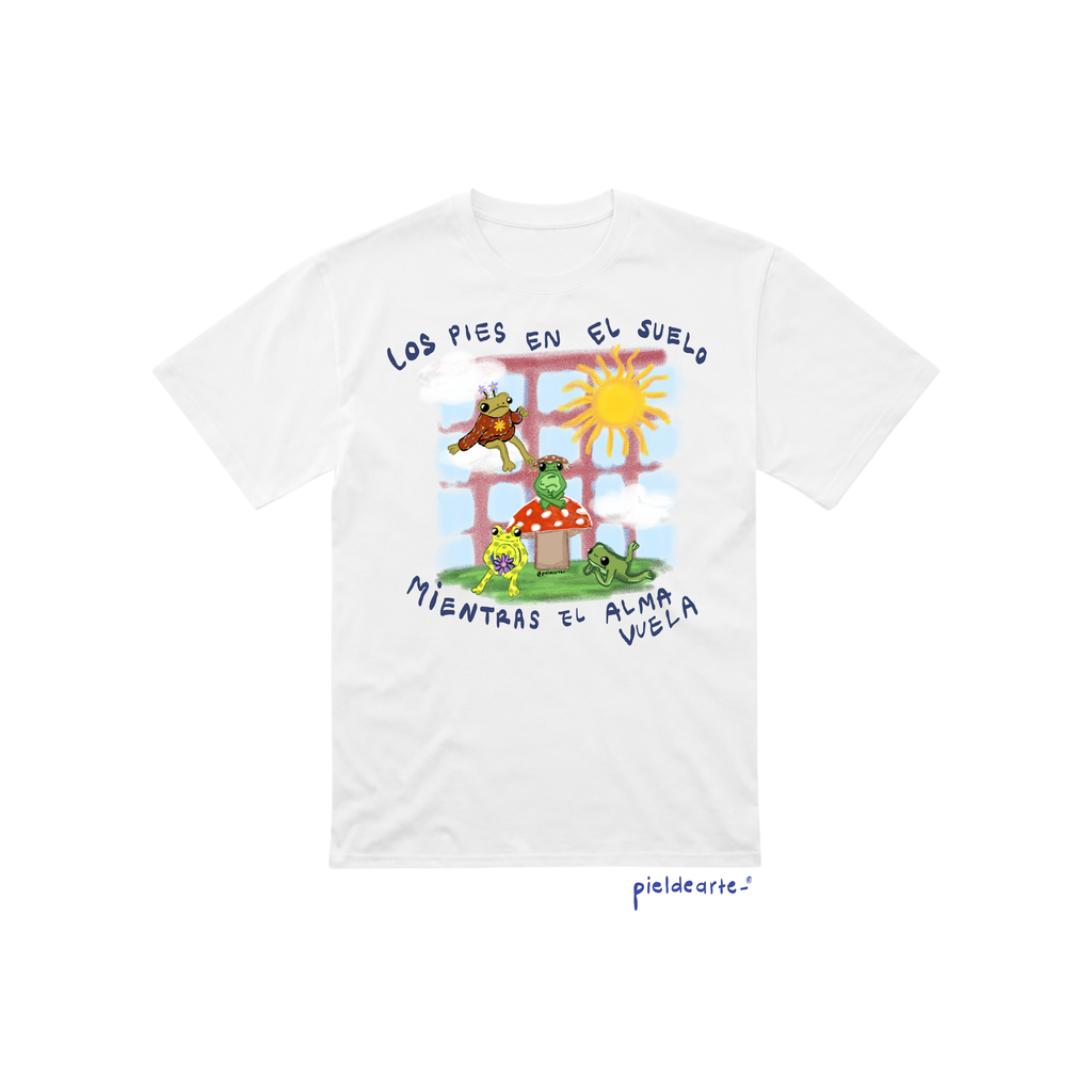 Playera "Los pies en el suelo"