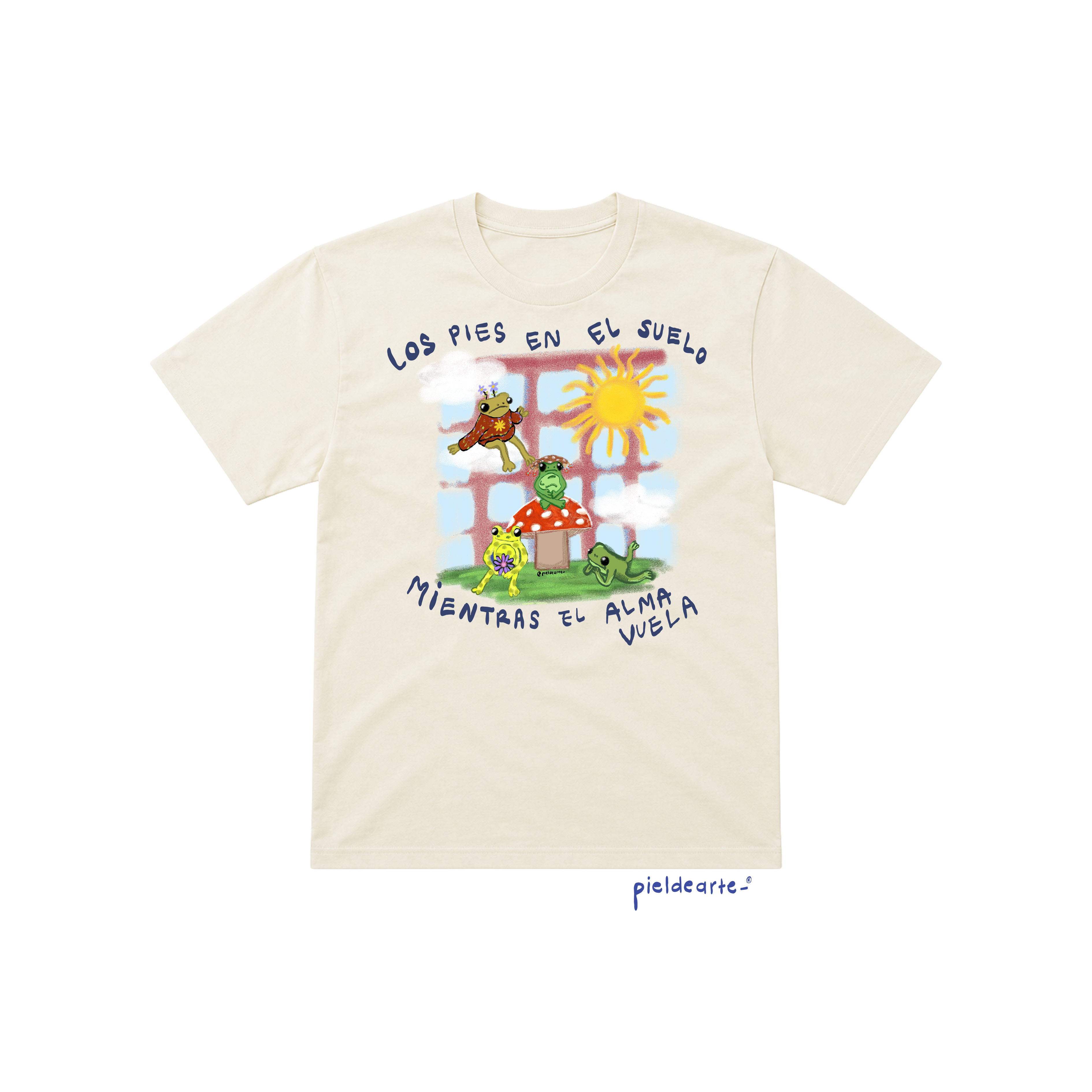 Playera "Los pies en el suelo"