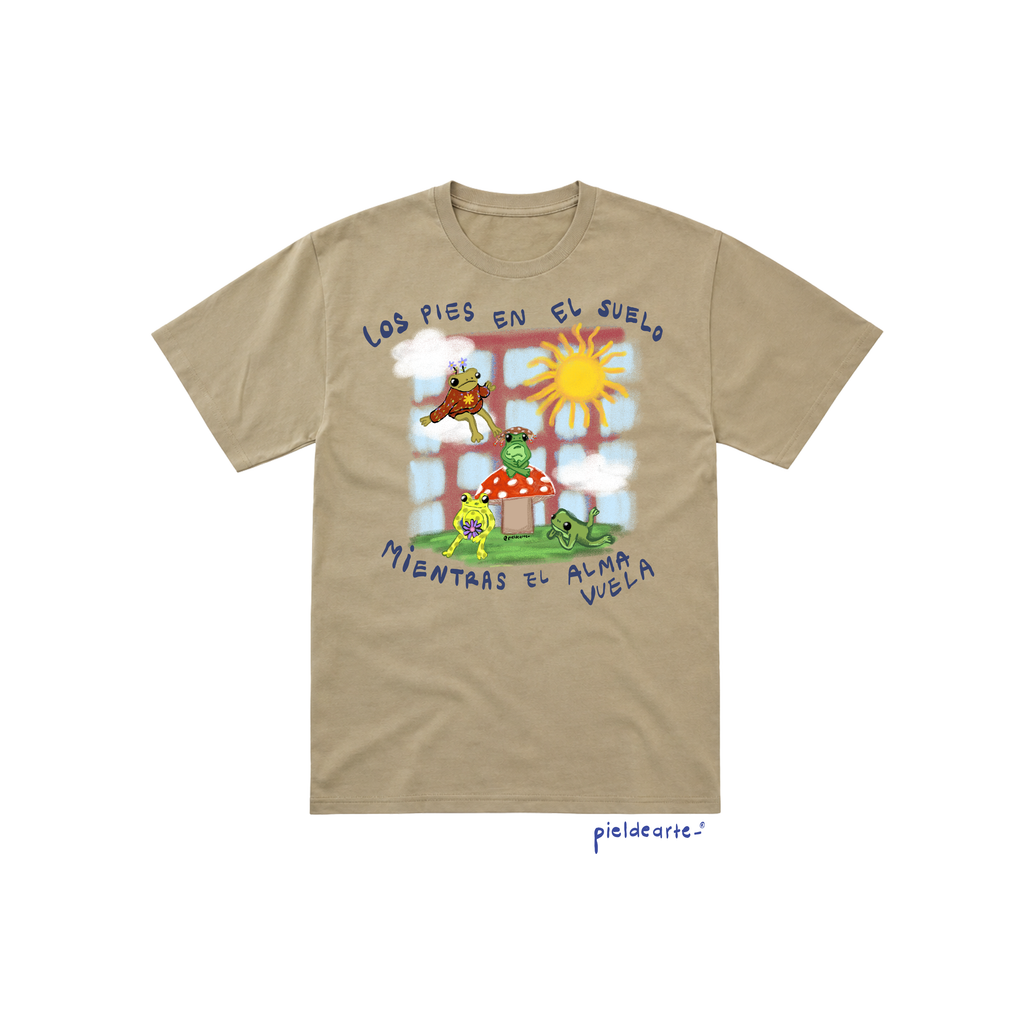 Playera "Los pies en el suelo"