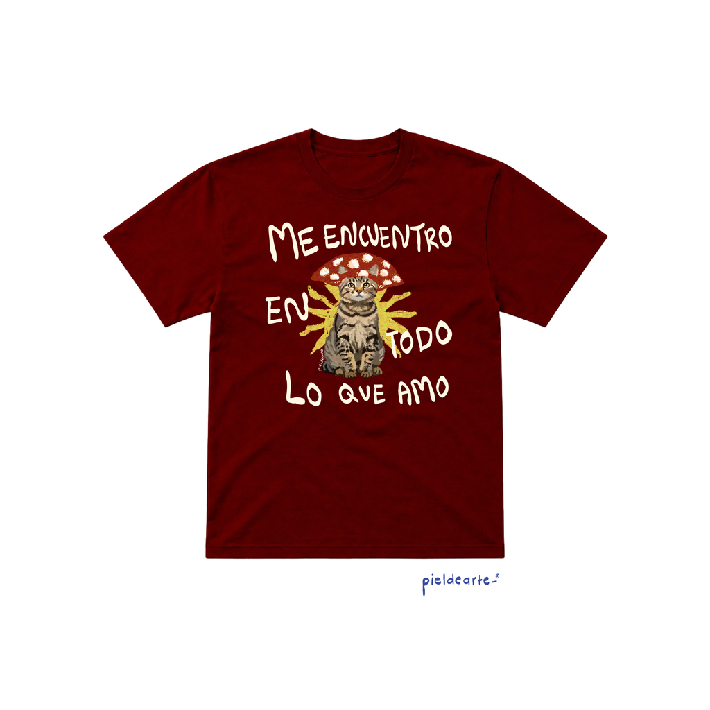 Playera "Me encuentro en todo lo que amo"