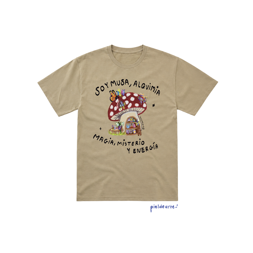 Playera "Soy musa,alquimia,magia,misterio y energía"
