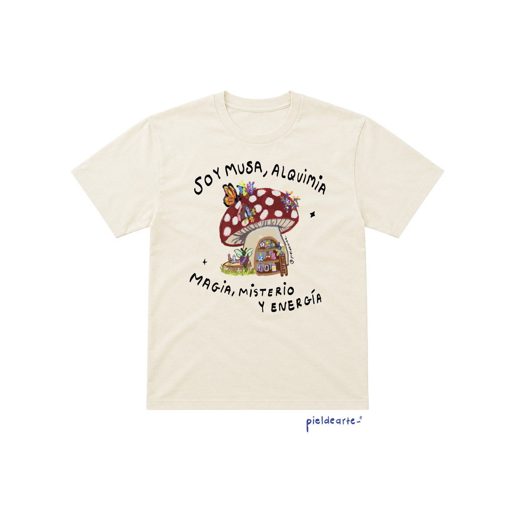 Playera "Soy musa,alquimia,magia,misterio y energía"