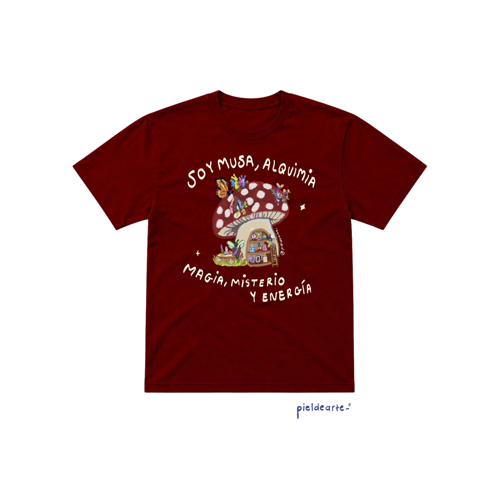 Playera "Soy musa,alquimia,magia,misterio y energía"