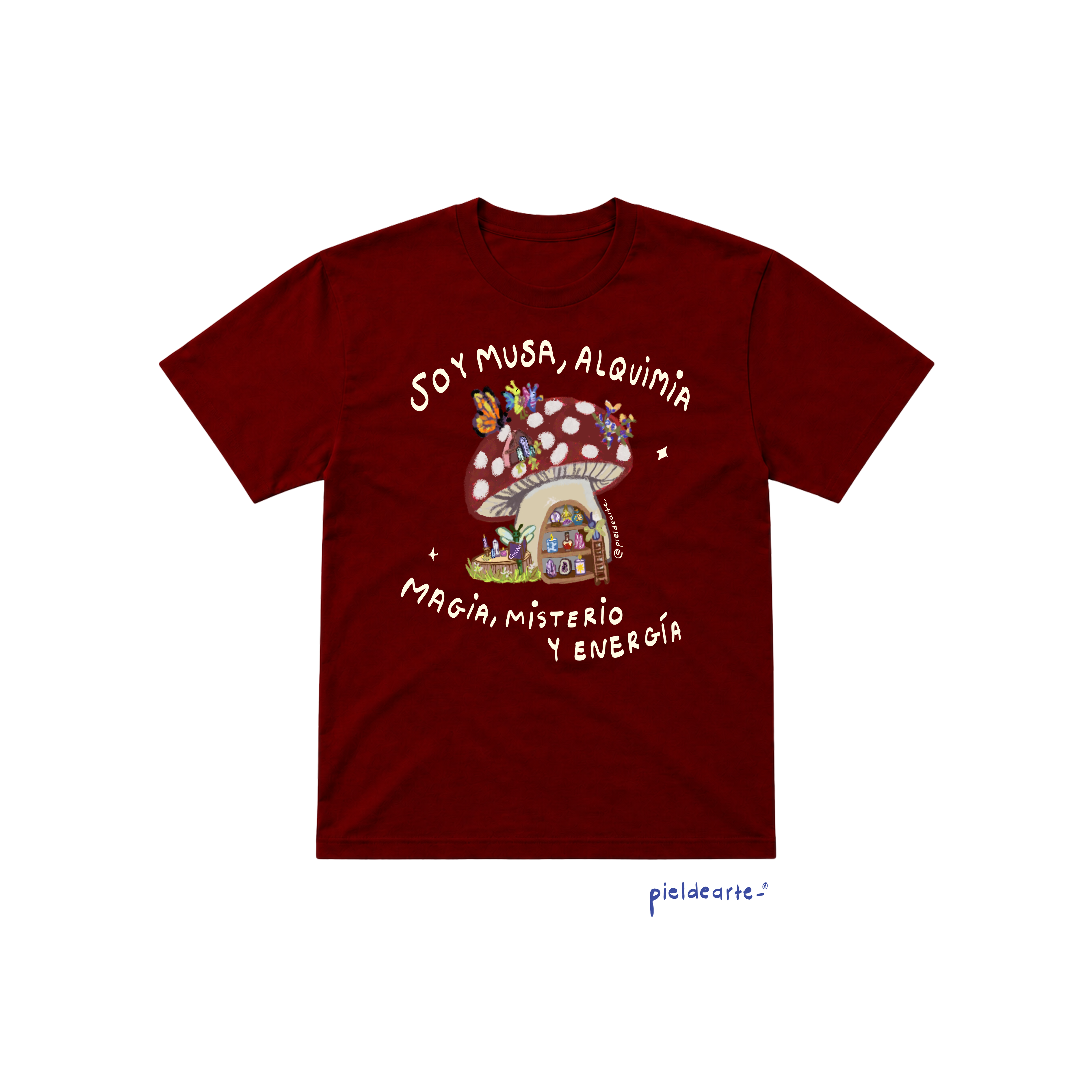 Playera "Soy musa,alquimia,magia,misterio y energía"