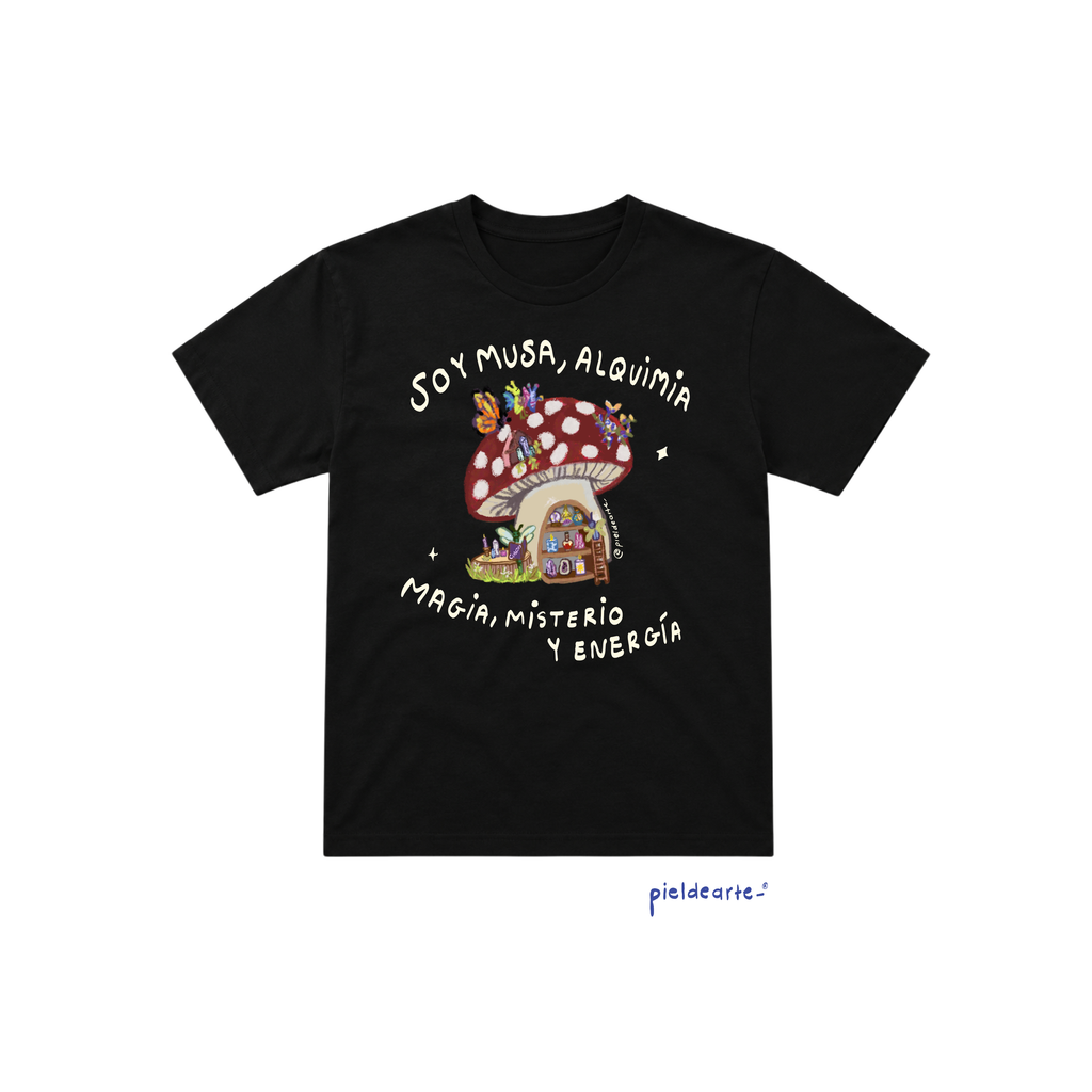 Playera "Soy musa,alquimia,magia,misterio y energía"