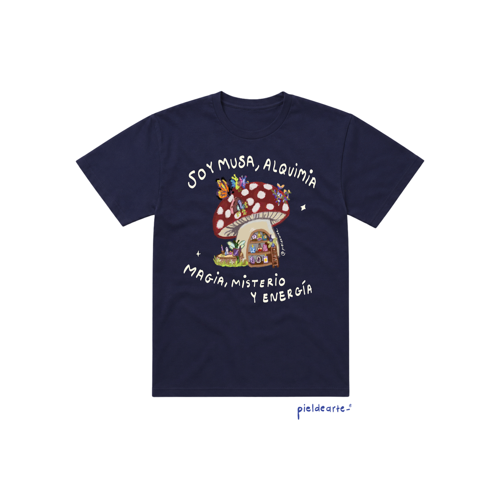 Playera "Soy musa,alquimia,magia,misterio y energía"