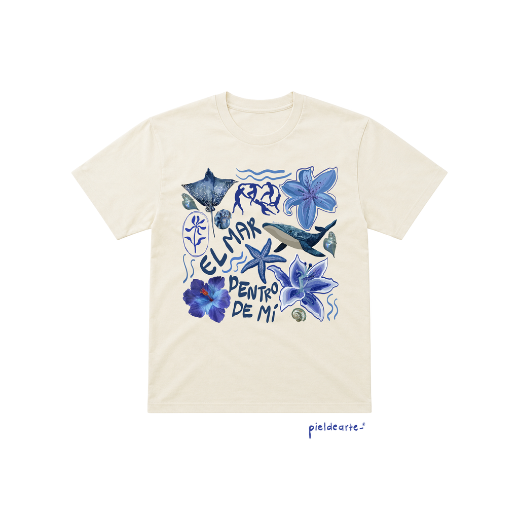 Playera "El mar dentro de mí"