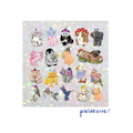 Planilla de stickers Animalitos tiernos