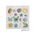 Planilla de stickers de mariposas