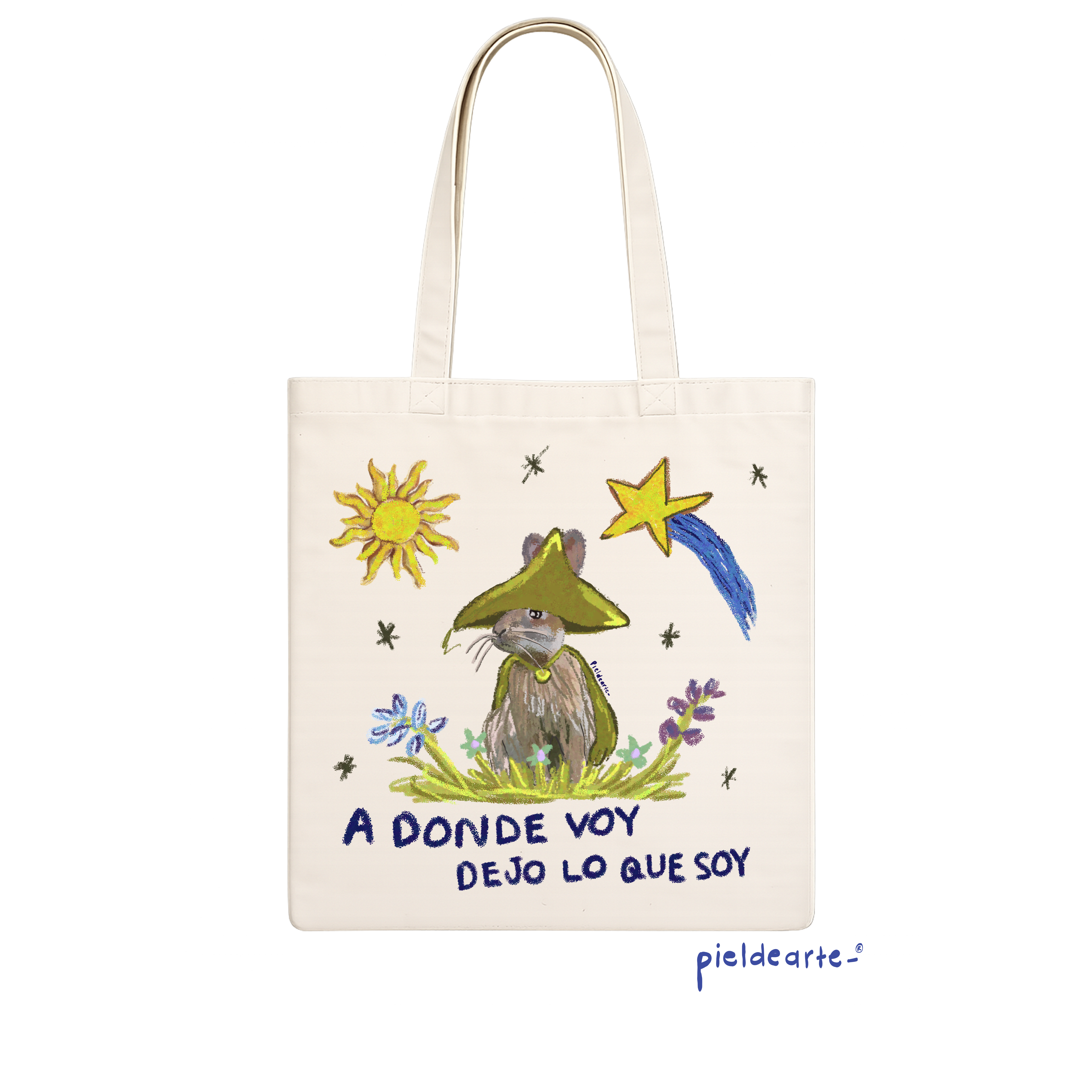 Tote bag "A donde voy dejo lo que soy"