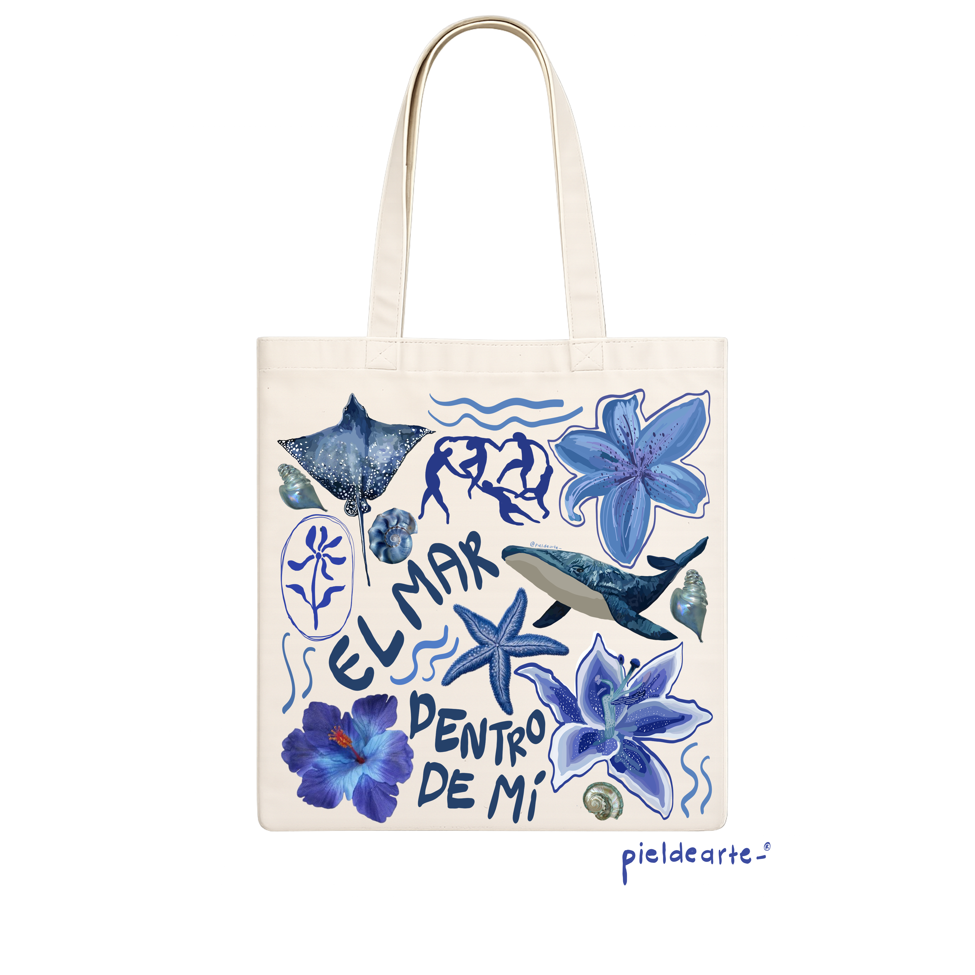 Tote bag "El mar dentro de mí"
