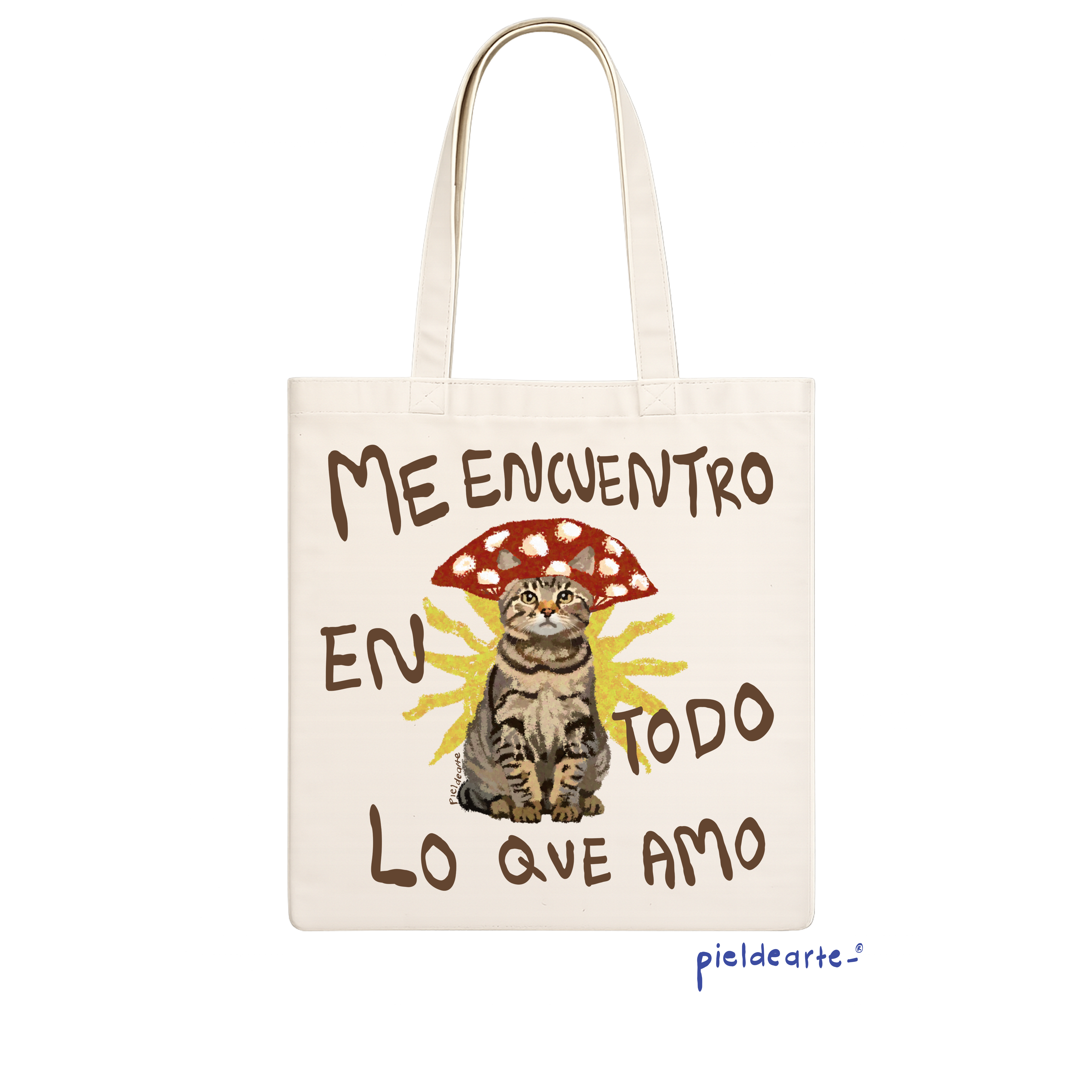 Tote bag "Me encuentro en todo lo que amo"